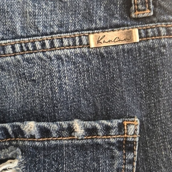 WOMENS Kancan dark wash distressed jeans size 7. - Picture 10 of 12